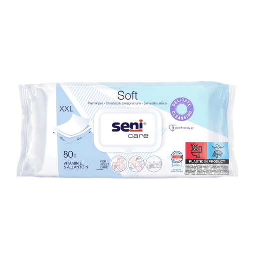 Seni Care Soft
Vochtige doekjes
80 st. Seni Care Soft
Vochtige doekjes
80 st.