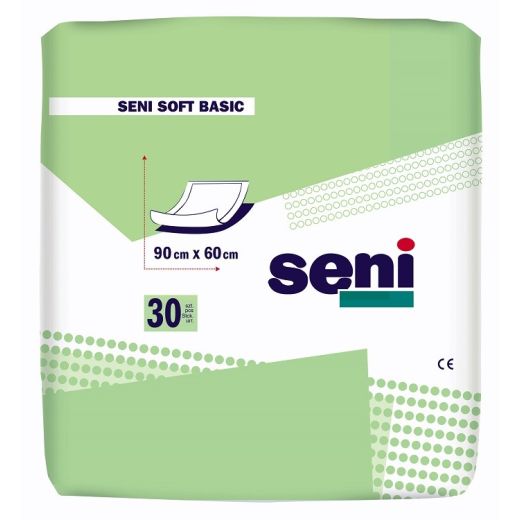 Seni Soft Basic bedonderlegger 90x60 cm Seni Soft Basic bedonderlegger 90x60 cm