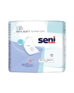 Seni Soft Super Dry bedonderlegger 90x60 cm