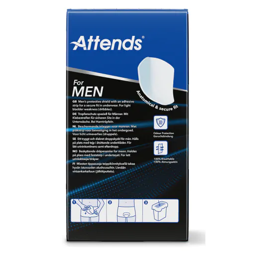Attends For Men 2 Protective Shield