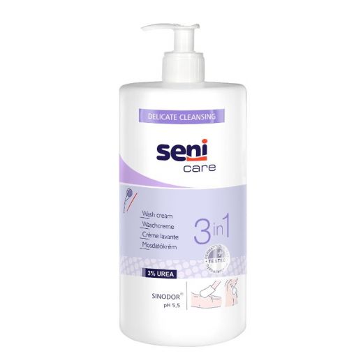 Seni Care reinigingscrème 3 in 1 1000ml Seni Care reinigingscrème 3 in 1 1000ml