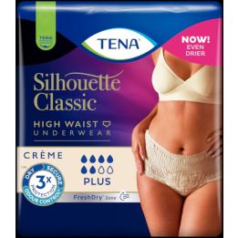 ** TENA Silhouette Classic High Waist Crème M Plus 9ST