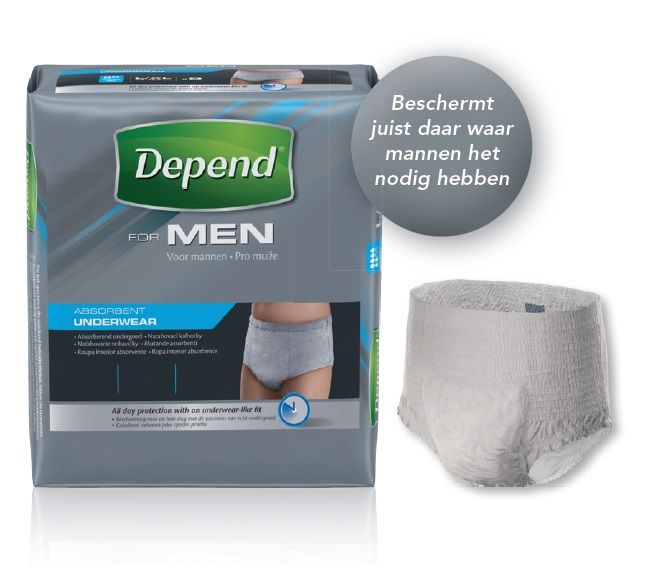Depend luiers voor volwassenen Depend luiers voor volwassenen